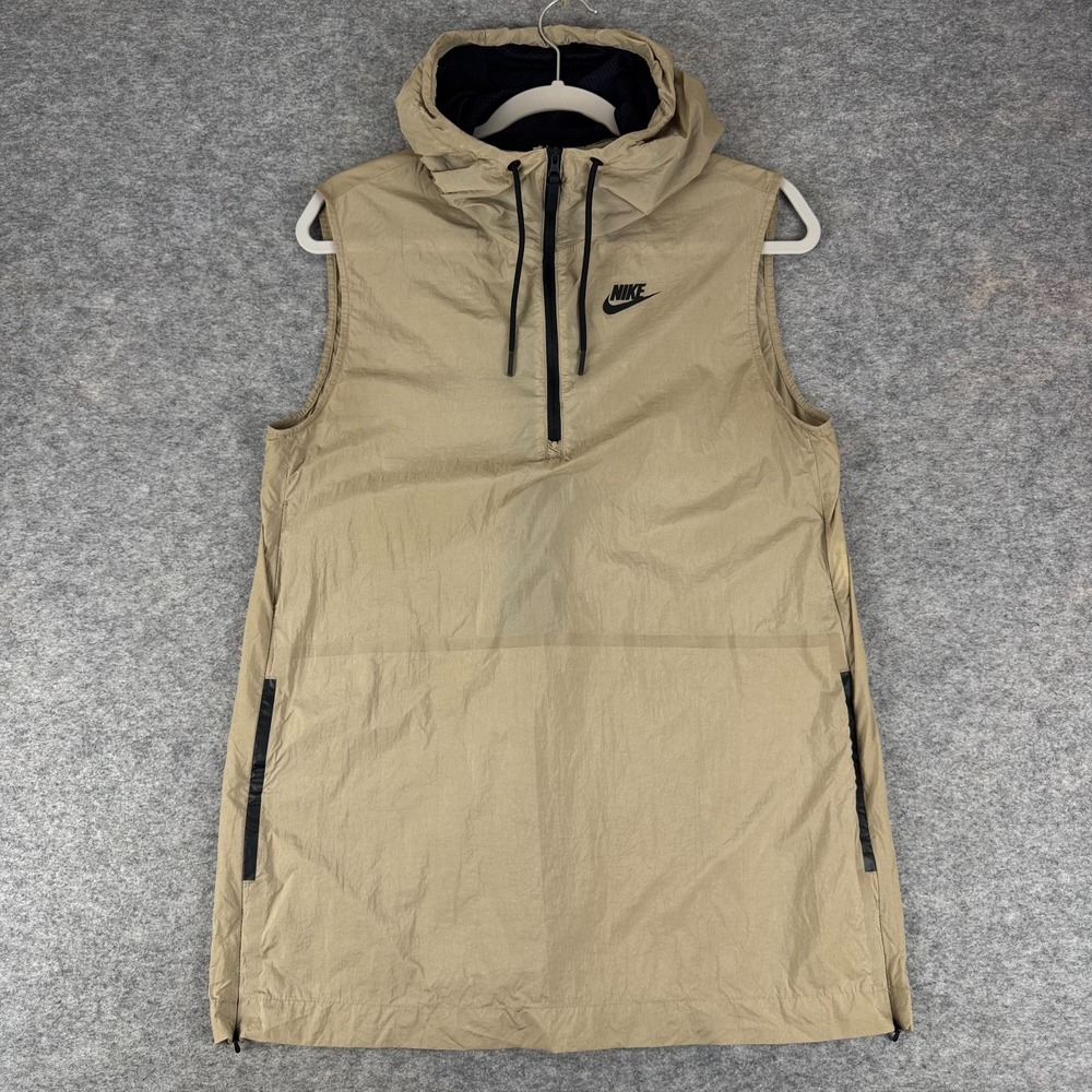 Nike Sportswear Tech Hypermesh Vest Khaki Womens Medium M *